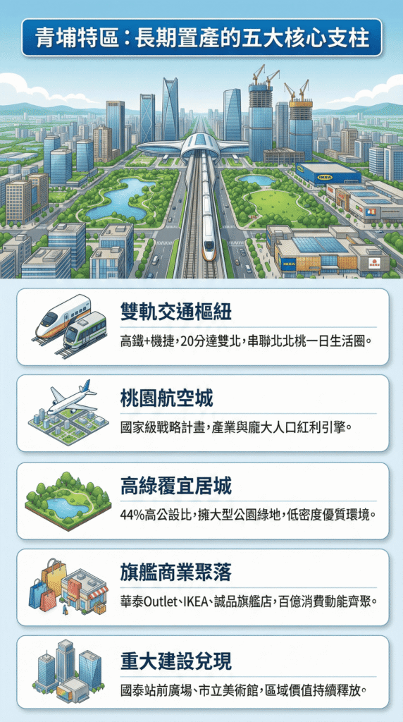 青埔現在還能買嗎?2026最完整分析|青埔買房必看 青埔長期五大支撐力(直式)
